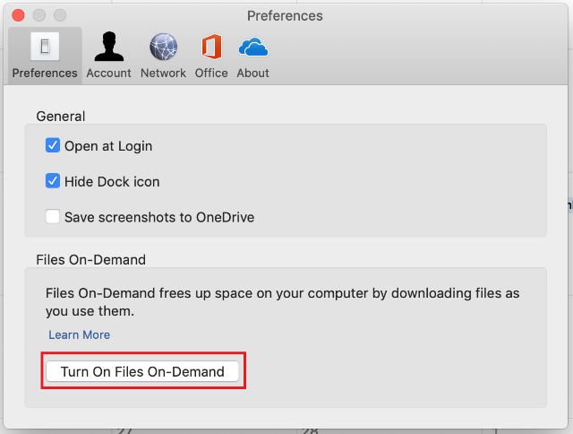 does onedrive for mac have files on-demand